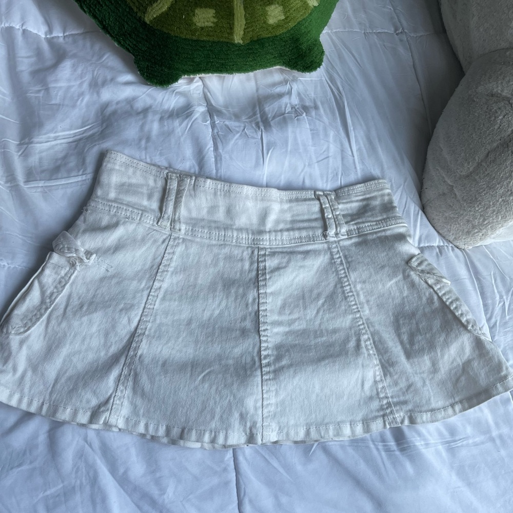White Mini Skirt